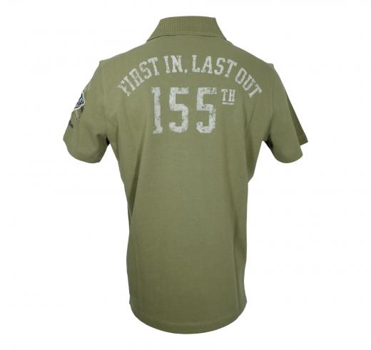 AERONAUTICA MILITARE Polo Uomo Basica In Cotone Manica Corta PO1866P310 Colore Verde