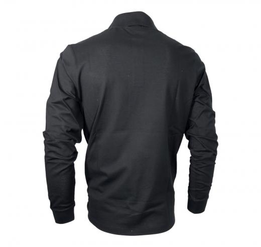 PAUL SHARK Polo Uomo Manica Lunga In Pique Di Cotone C0P1229 011 Colore Nero