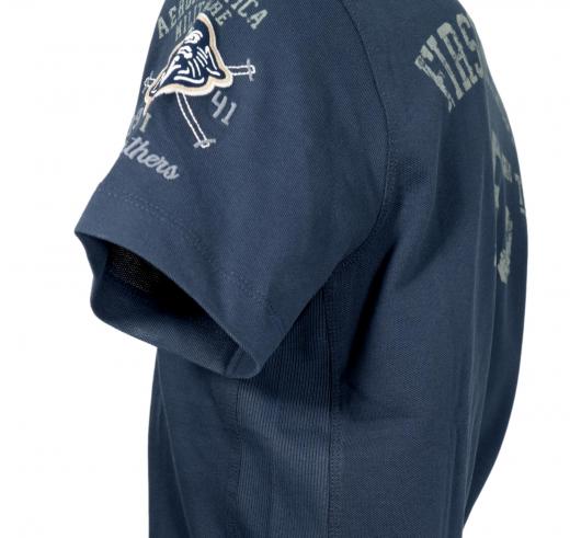 AERONAUTICA MILITARE Polo Uomo Basica In Cotone Manica Corta MODELLO PO1866P310 Colore Blu