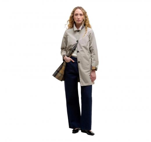 BARBOUR Trench Donna Babbity Showerproof Reversibile LSP0233ST33 Colore Beige
