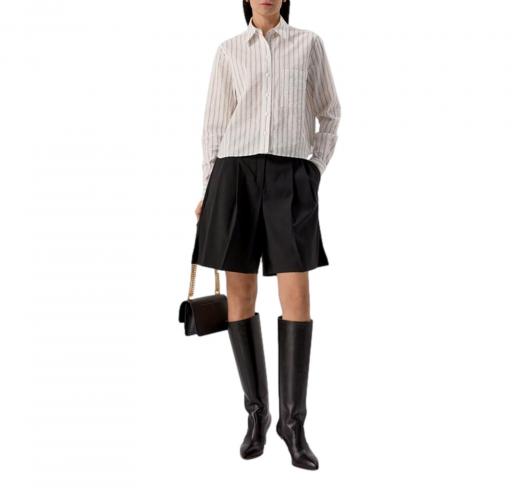 BOSS Camicia Donna a Righe Briella Monday 50538404 Colore Bianco