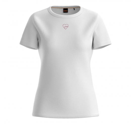 BOSS T Shirt Donna Con Logo Ricamato C Elogo 50540260 Colore Bianco