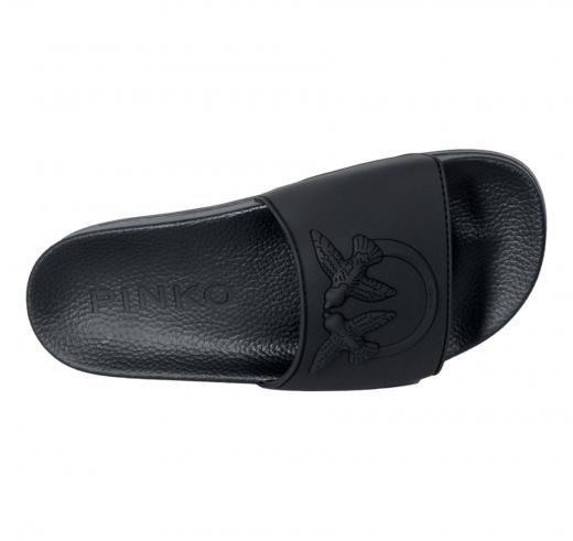 PINKO Ciabatta Donna Da Mare Dilly 01 Slipper Rubberized SS0093E027 Z99 Colore Nero