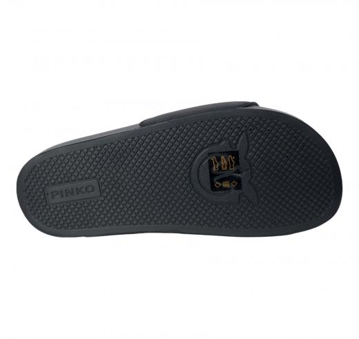 PINKO Ciabatta Donna Da Mare Dilly 01 Slipper Rubberized SS0093E027 Z99 Colore Nero