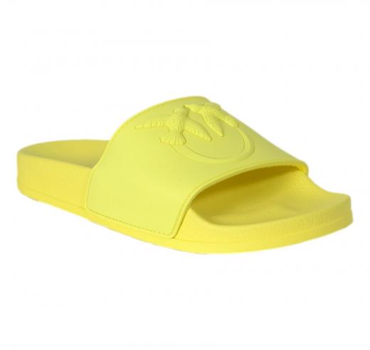 PINKO Ciabatta Donna Da Mare Dilly 01 Slipper Rubberized SS0093E027 H26 Colore Giallo
