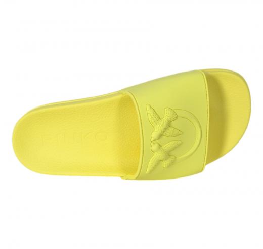 PINKO Ciabatta Donna Da Mare Dilly 01 Slipper Rubberized SS0093E027 H26 Colore Giallo