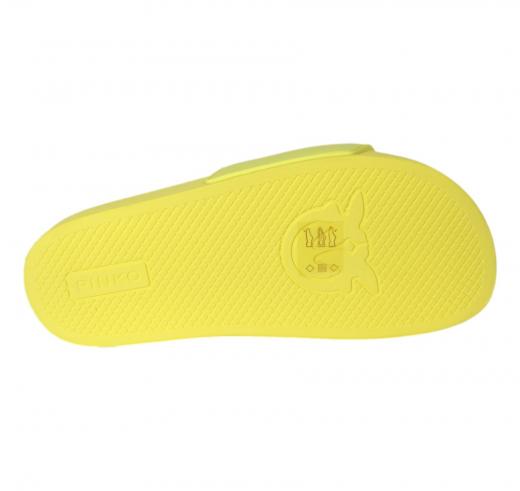 PINKO Ciabatta Donna Da Mare Dilly 01 Slipper Rubberized SS0093E027 H26 Colore Giallo