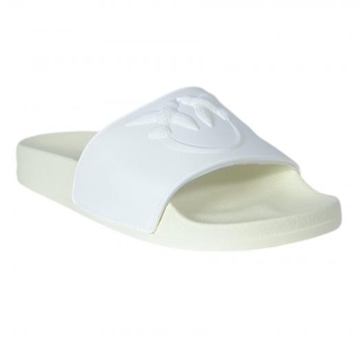 PINKO Ciabatta Donna Da Mare Dilly 01 Slipper Rubberized SS0093E027 Z1B Colore Bianco