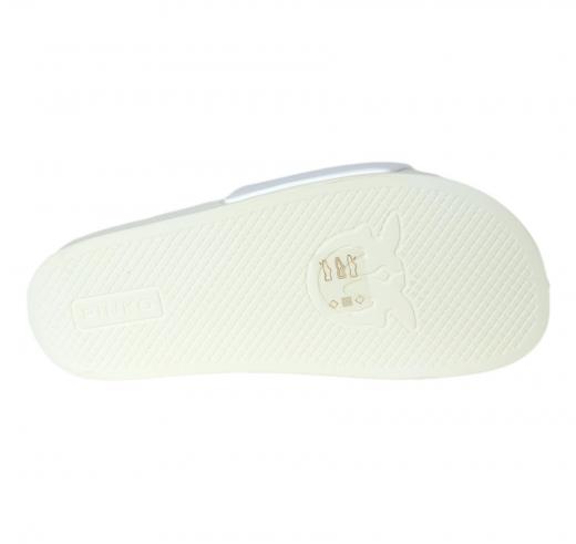 PINKO Ciabatta Donna Da Mare Dilly 01 Slipper Rubberized SS0093E027 Z1B Colore Bianco