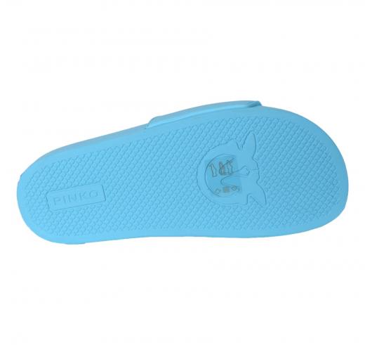 PINKO Ciabatta Donna Da Mare Dilly 01Slipper Rubberized SS0093E027 EA7 Colore Celeste