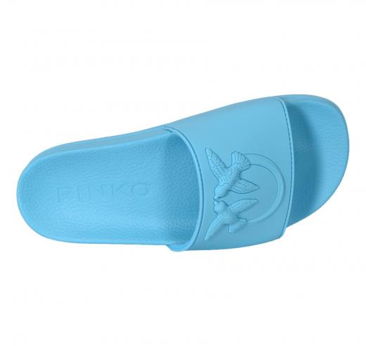 PINKO Ciabatta Donna Da Mare Dilly 01Slipper Rubberized SS0093E027 EA7 Colore Celeste