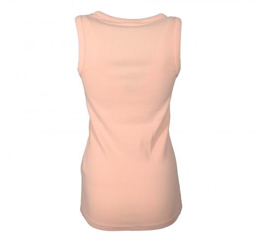 BOSS Canotta Donna In Cotone Elasticizzato A Coste C Ematite 50536985 Colore Rosa