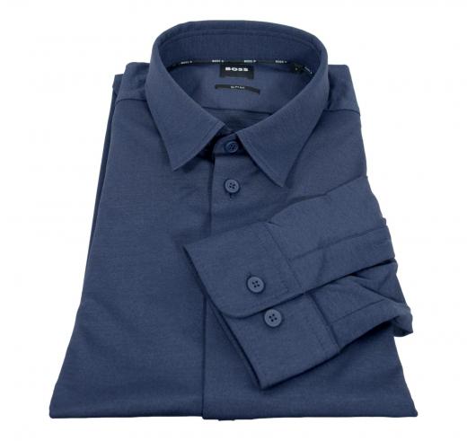 BOSS Camicia Uomo Slim Fit P ROAN kent C1 233 50533574 Colore Blu