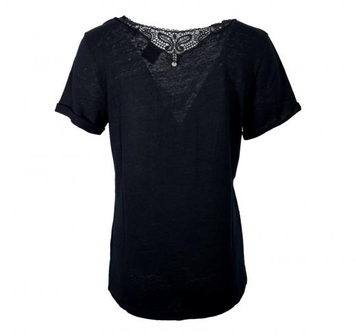 BOSS T Shirt Donna In Puro Lino C Elaria 50540626 Colore Nero