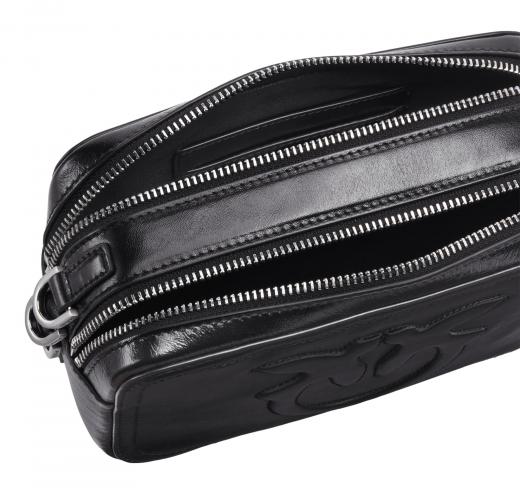 PINKO Borsa Donna Carrie Camera Bag Classic Calf 104336 Z99S Colore Nero