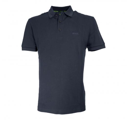 BOSS Polo Uomo Paddy In Pique Di Cotone Con Logo Sottocollo 50469055 Colore Blu