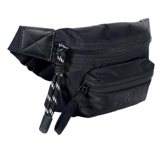 PINKO Mini Marsupio Donna In Tessuto Riciclato Con Uccellini 104939 Z99B Colore Nero