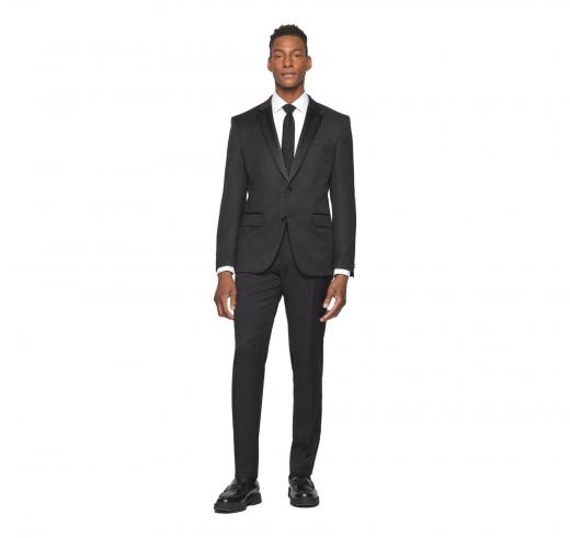 BOSS Pantaloni Da Smoking Slim Fit H-GENIUS-TUX-B1 50469186 Colore Nero
