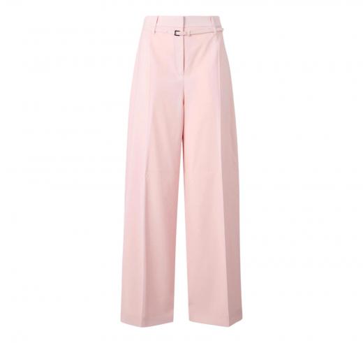 BOSS Pantalone Donna Relaxed Fit In Lana Vergine Tilda8 50537404 Colore Rosa Chiaro