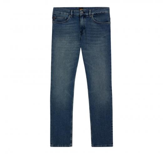 BOSS Jeans Delaware Uomo Slim Fit in Denim Stretch Blu Modello 50524008