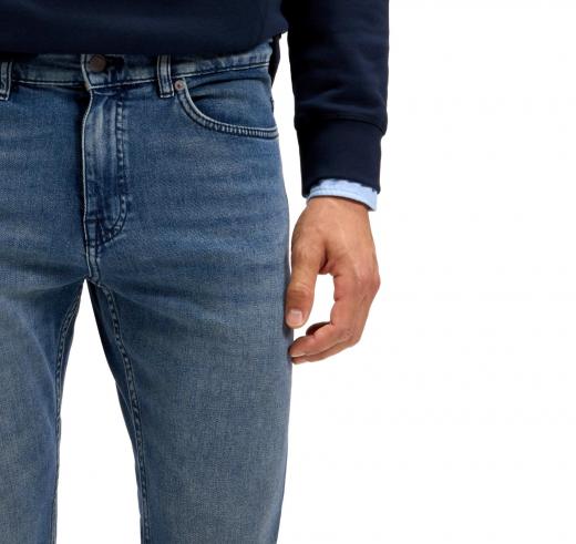 BOSS Jeans Delaware Uomo Slim Fit in Denim Stretch Blu Modello 50524008