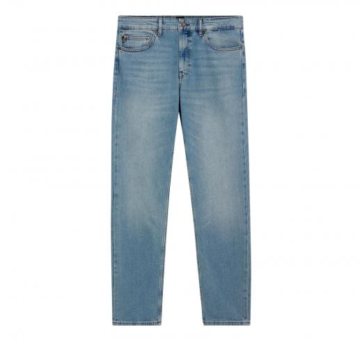 BOSS Jeans Delaware Uomo Slim Fit in Denim Stretch Blu Modello 50524009