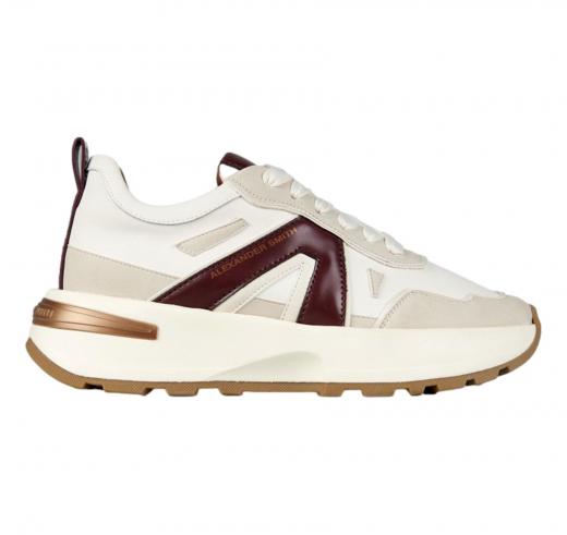 ALEXANDER SMITH Sneakers Donna Liverpool Woman LPW 2006 Colore Bianco Bordeaux
