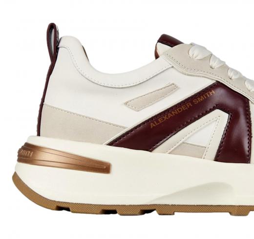 ALEXANDER SMITH Sneakers Donna Liverpool Woman LPW 2006 Colore Bianco Bordeaux