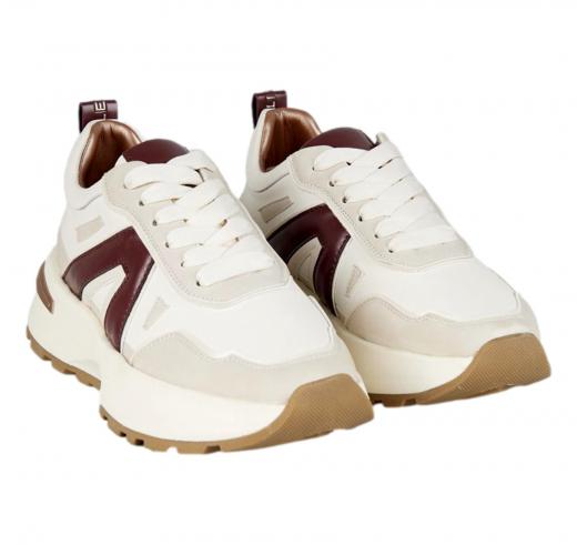 ALEXANDER SMITH Sneakers Donna Liverpool Woman LPW 2006 Colore Bianco Bordeaux