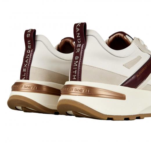 ALEXANDER SMITH Sneakers Donna Liverpool Woman LPW 2006 Colore Bianco Bordeaux