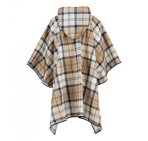 BARBOUR Poncho Donna Impermeabile In Tartan Portree LAC0345BR521 Colore Beige