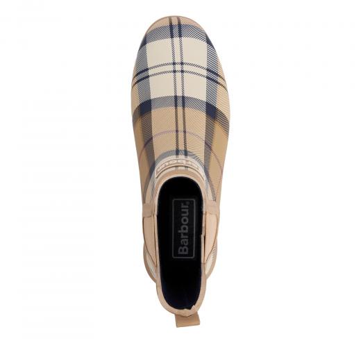 BARBOUR Stivaletti Donna Wellington Wilton Hessian Tartan LRF0066BR51 Colore Beige