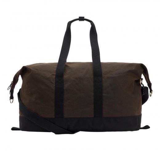 BARBOUR Borsone Da Viaggio Field In Tessuto Cerato UBA0715OL71 Colore Olliva