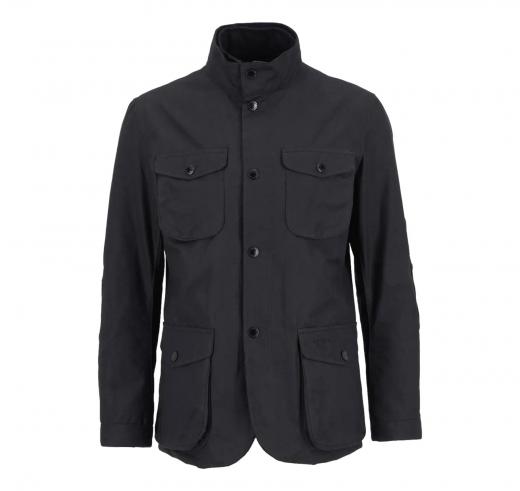 BARBOUR Ogston Waxed Jacket MWX0700BK11 Black Uomo