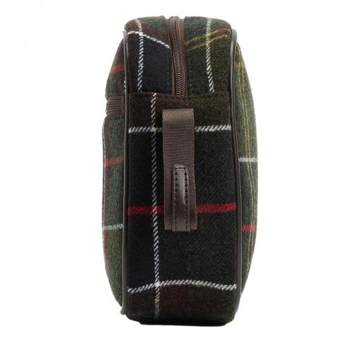 BARBOUR Beauty Case Donna Allowhay Tartan Wash Bag LAC0331OL911 Colore Verde Oliva