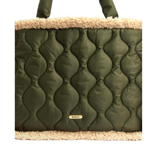 BARBOUR Borsa Tote Trapuntata Marnie LBA0482OL71 Colore Verde Oliva