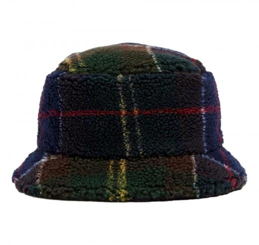 BARBOUR Cappello Uomo Da Pescatore Field In Pile MHA0920TN11 Colore Classic Tartan