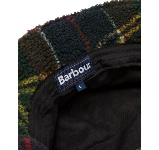 BARBOUR Cappello Uomo Da Pescatore Field In Pile MHA0920TN11 Colore Classic Tartan