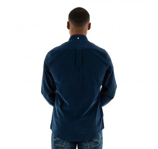 BARBOUR Camicia Uomo In Cotone Ramsey MSH5001MI32 Colore Blu