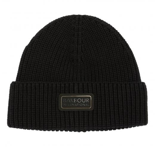 BARBOUR International Sweeper Beanie and Scarf Gift Set MGS0092BK111 Nero