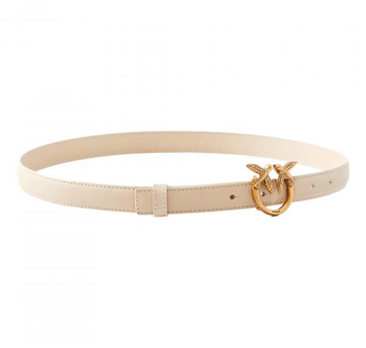 PINKO Cintura Donna Love Berry H2 Belt Vit Seta 100143 Colore Beige C50Q