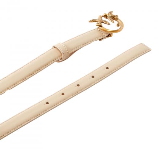 PINKO Cintura Donna Love Berry H2 Belt Vit Seta 100143 Colore Beige C50Q