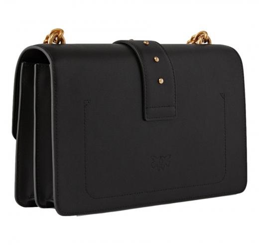 PINKO Borsa Donna Love One Classic St Dc Vitello Seta 105857 Colore Nero Z99Q