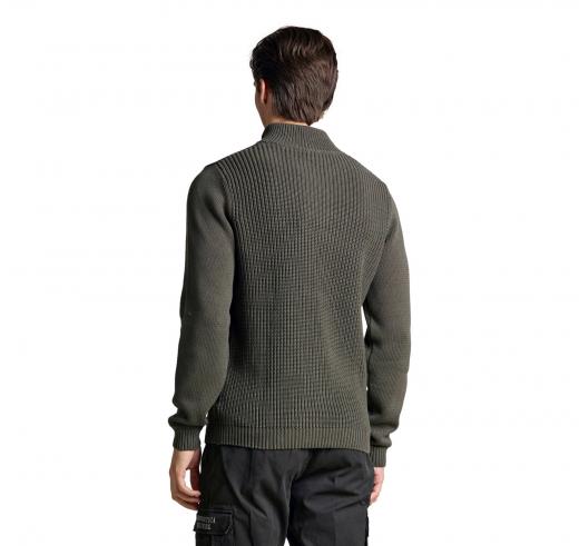 AERONAUTICA MILITARE Maglia Uomo Collo Alto Con Bottoni In Cotone MA1572UL00409 Colore Grigio