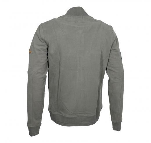 AERONAUTICA MILITARE Felpa Uomo Full Zip Ricamata FE2071UF00669 Colore Grigio