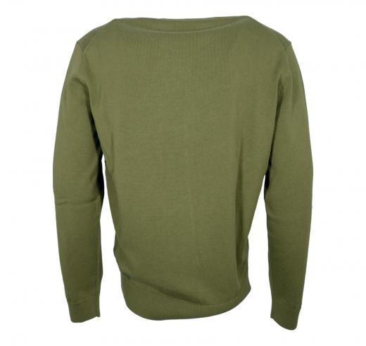 AERONAUTICA MILITARE Maglia Uomo Girocollo In Cotone Tinto Filo MA1611UL00506 Colore Verde