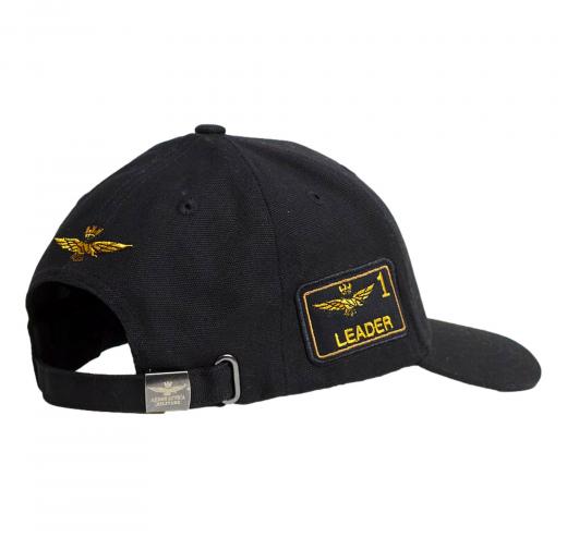 AERONAUTICA MILITARE Cappellino Uomo In Canvas Con Patches HA1150UCT03043 Colore Nero