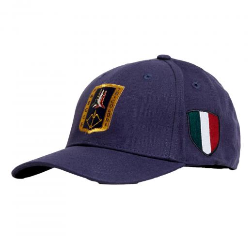 AERONAUTICA MILITARE Cappellino Uomo In Canvas Con Patches HA1150UCT03043 Colore Blu