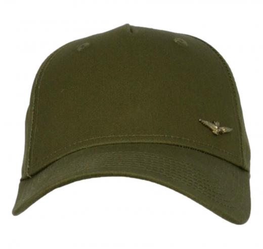 AERONAUTICA MILITARE Cappellino Uomo Basic Con Logo In Metallo HA1122UCT02848 Colore Verde