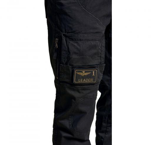 AERONAUTICA MILITARE Pantalone Uomo Anti G In Cotone PA1387UCT01493 Colore Nero